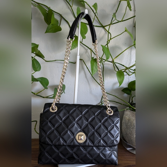 Kate Spade Natalia Black Flap Shoulder Bag. - Picture 1 of 16